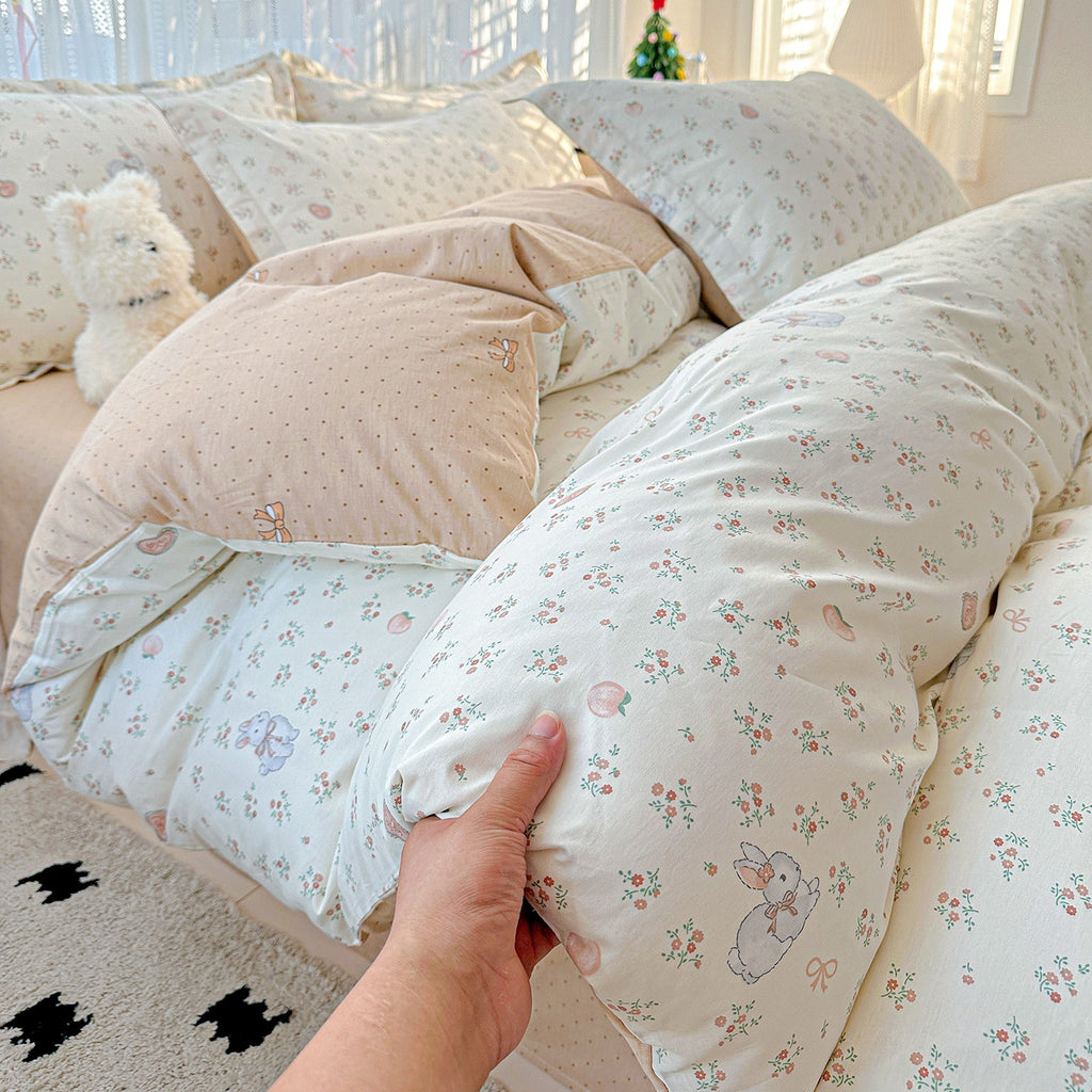 Cotton 12868 printing bedding set