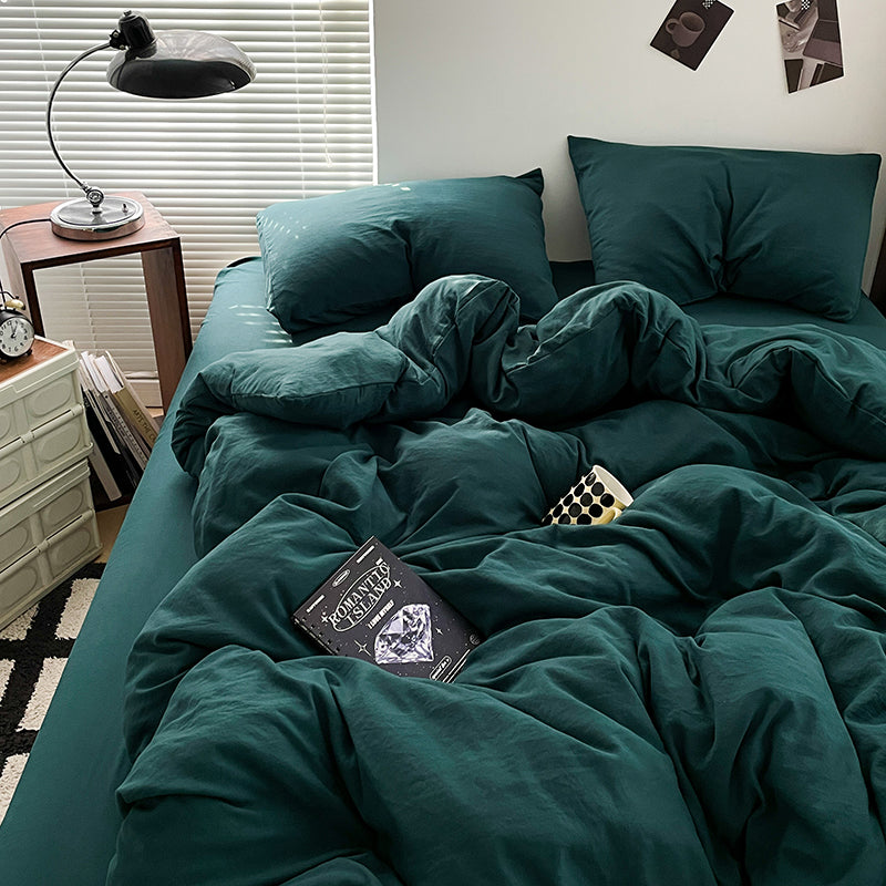 105gsm solid color bedding set