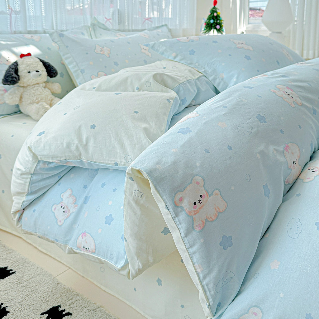 Cotton 12868 printing bedding set