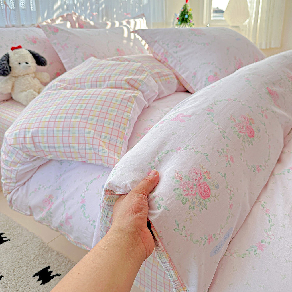 Cotton 12868 printing bedding set