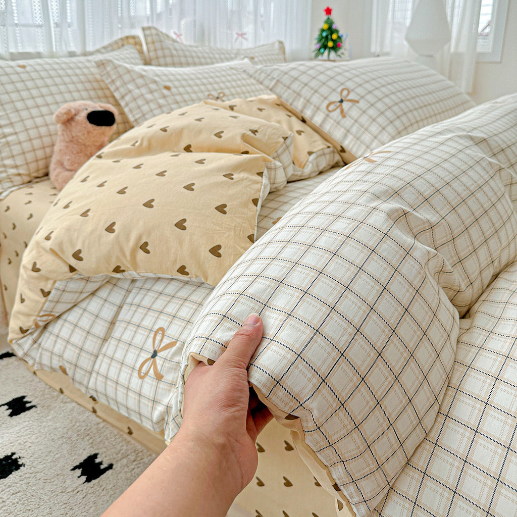 Cotton 12868 printing bedding set